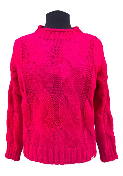 Crew-neck jumper with braids ROY ROGER'S | sweaters | A19RND503C7530000160